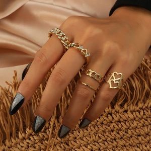 Hearty Rings Set